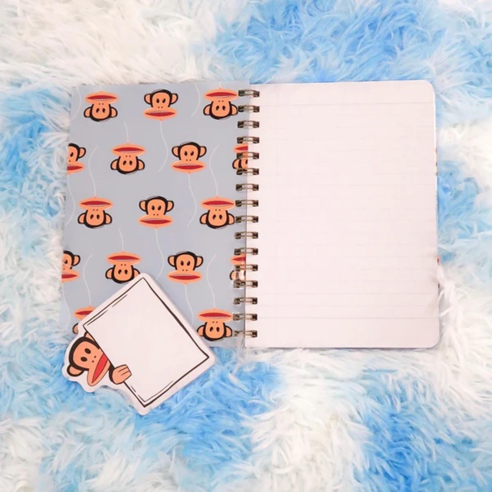 Cakeworthy x Paul Frank Julius Monkey Balloon Notebook Sticky Notes Birthday Pin - Picture 5 of 11